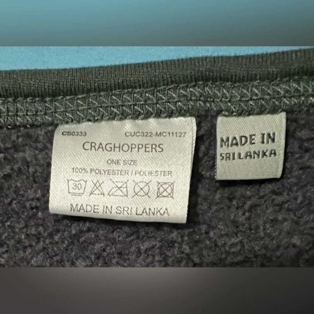 Craghoppers unisex fleece scarf gray heather gray